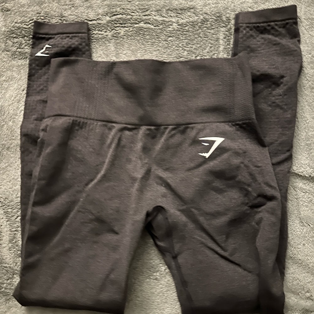 Black Vital Seamless Gymshark Leggings